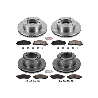PowerStop Power Stop 05-10 Ford F-350 Super Duty Front & Rear Autospecialty Brake Kit KOE4033