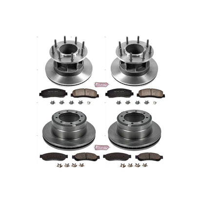 PowerStop Power Stop 05-07 Ford F-350 Super Duty Front & Rear Autospecialty Brake Kit KOE4034