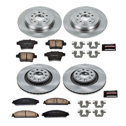 PowerStop Power Stop 05-07 Ford Five Hundred Front & Rear Autospecialty Brake Kit KOE4039