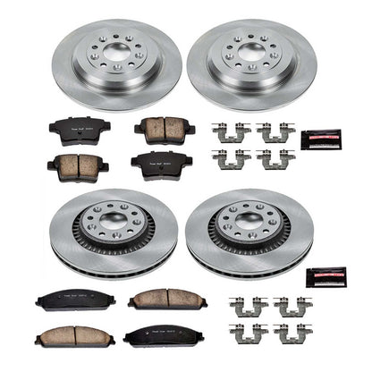 PowerStop Power Stop 05-07 Ford Five Hundred Front & Rear Autospecialty Brake Kit KOE4039