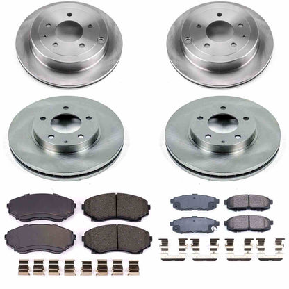 PowerStop Power Stop 04-06 Mazda MPV Front & Rear Autospecialty Brake Kit KOE4041