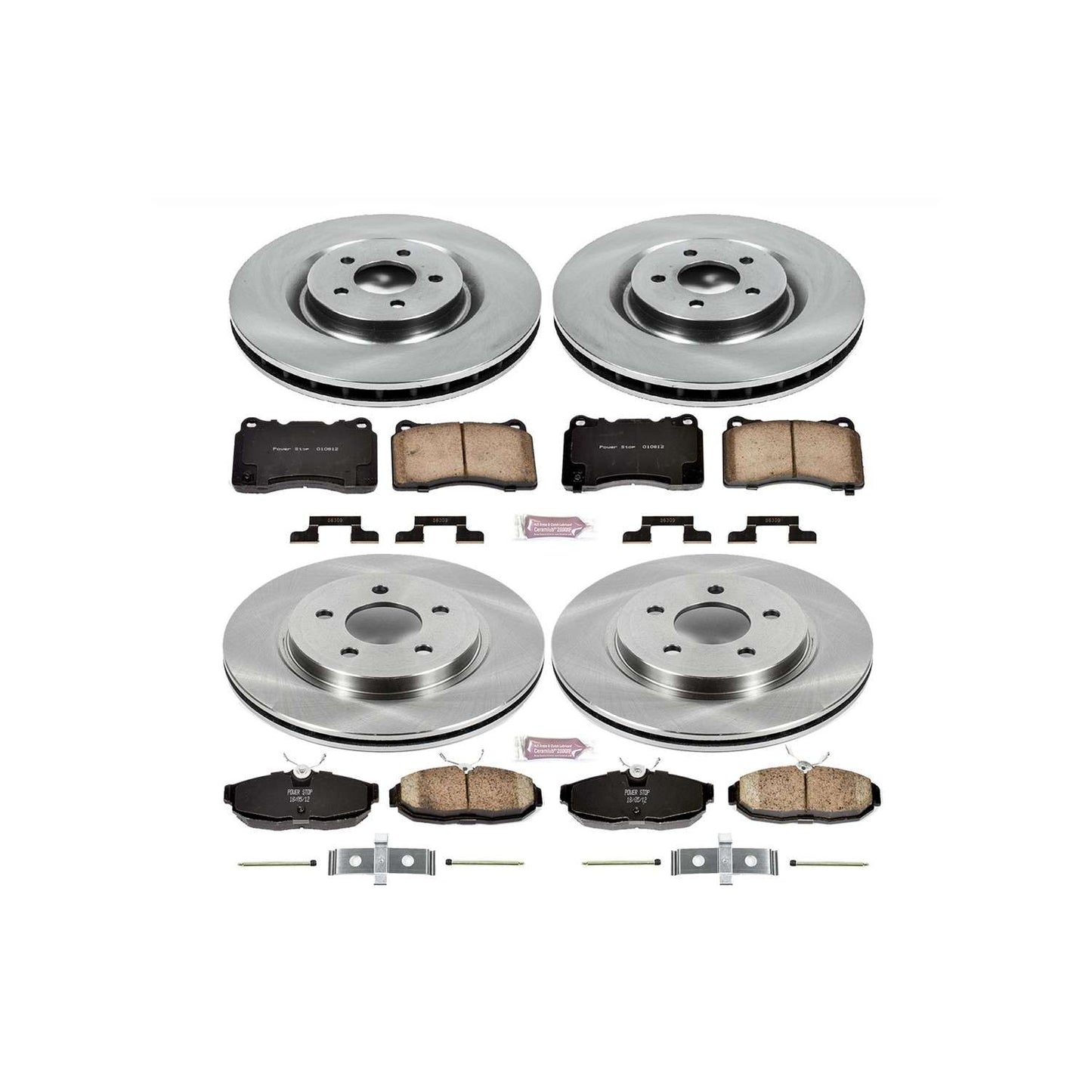PowerStop Power Stop 07-11 Ford Mustang Front & Rear Autospecialty Brake Kit KOE4042