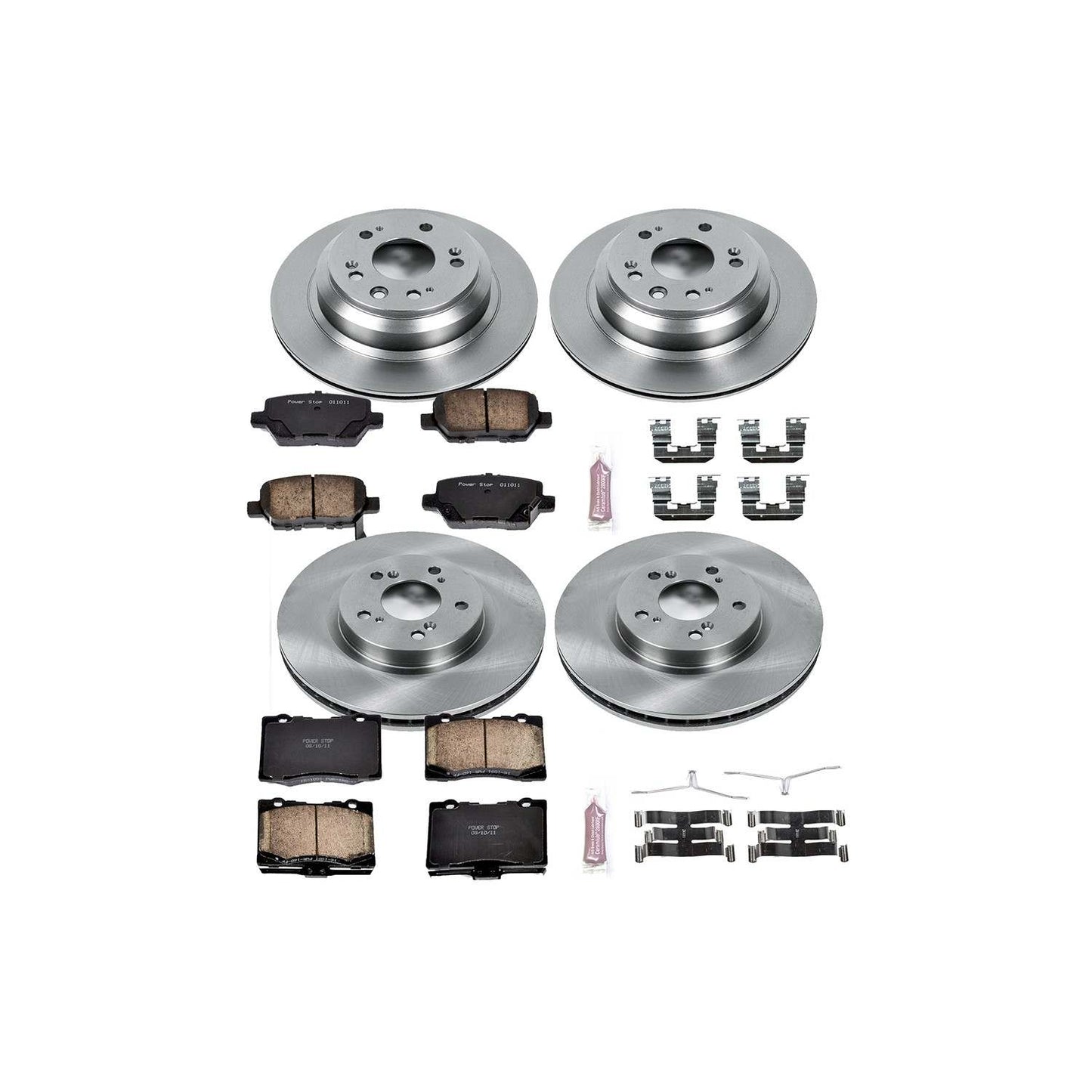 PowerStop Power Stop 05-12 Acura RL Front & Rear Autospecialty Brake Kit KOE4045