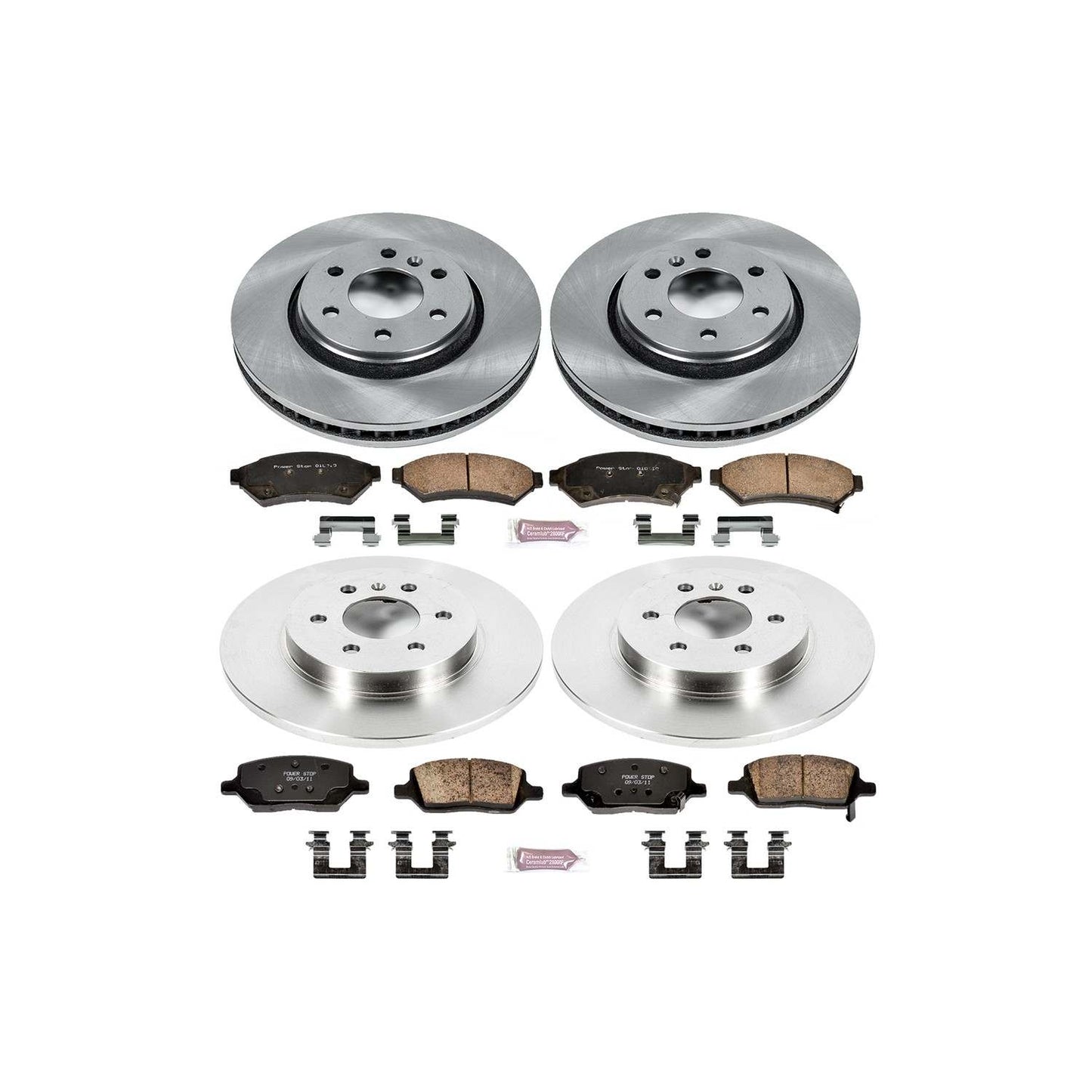 PowerStop Power Stop 06-07 Buick Terraza Front & Rear Autospecialty Brake Kit KOE4048
