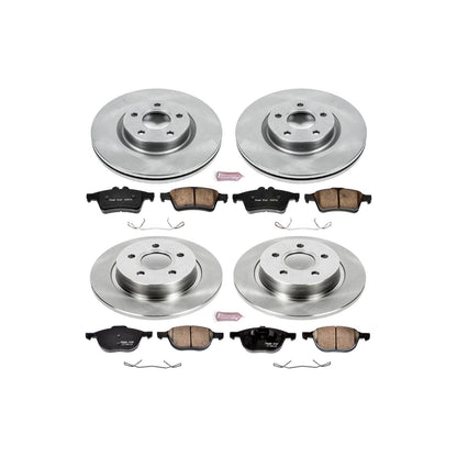 PowerStop Power Stop 08-13 Volvo C30 Front & Rear Autospecialty Brake Kit KOE4051