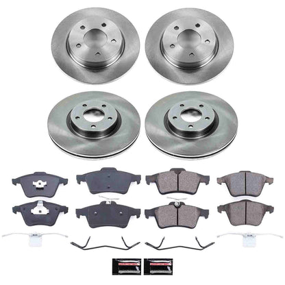 PowerStop Power Stop 07-13 Mazda 3 Front & Rear Autospecialty Brake Kit KOE4056