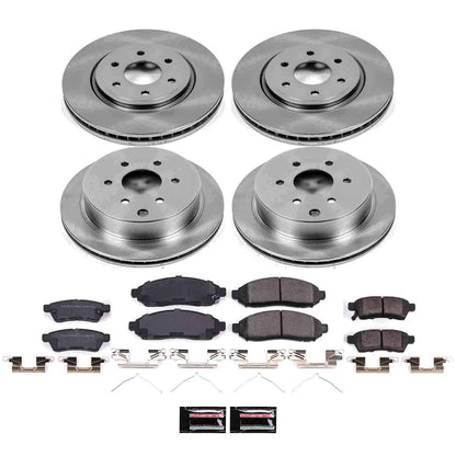 PowerStop Power Stop 05-18 Nissan Frontier Front & Rear Autospecialty Brake Kit KOE4062