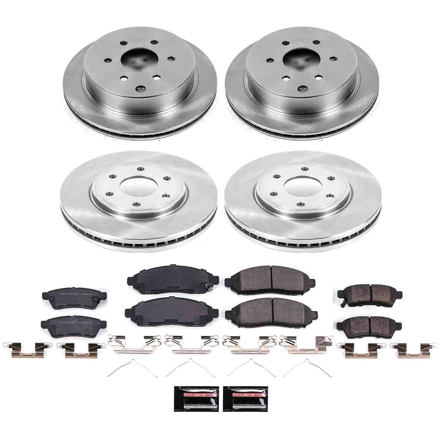 PowerStop Power Stop 05-18 Nissan Frontier Front & Rear Autospecialty Brake Kit KOE4063