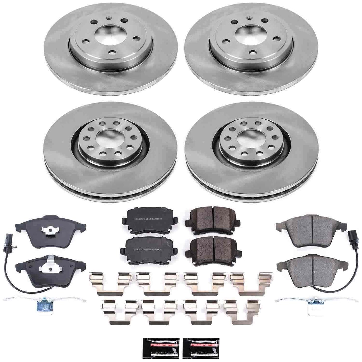 PowerStop Power Stop 05-09 Audi A4 Front & Rear Autospecialty Brake Kit KOE4065