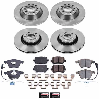 PowerStop Power Stop 05-11 Audi A6 Front & Rear Autospecialty Brake Kit KOE4066