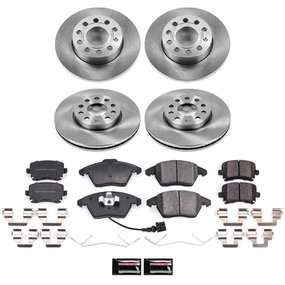PowerStop Power Stop 05-10 Volkswagen Jetta Front & Rear Autospecialty Brake Kit KOE4068