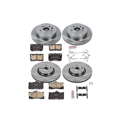 PowerStop Power Stop 07-11 Lexus GS350 Front & Rear Autospecialty Brake Kit KOE4071