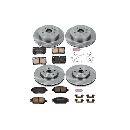 PowerStop Power Stop 2006 Lexus GS300 Front & Rear Autospecialty Brake Kit KOE4072