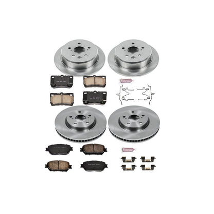 PowerStop Power Stop 09-13 Lexus IS250 Front & Rear Autospecialty Brake Kit KOE4076