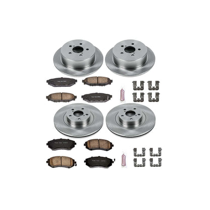 PowerStop Power Stop 06-09 Subaru Legacy Front & Rear Autospecialty Brake Kit KOE4079