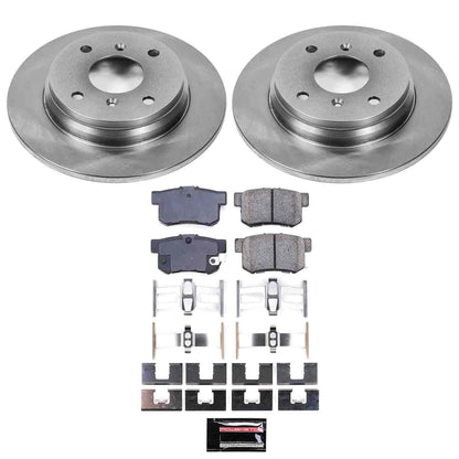 PowerStop Power Stop 92-96 Honda Prelude Rear Autospecialty Brake Kit KOE407