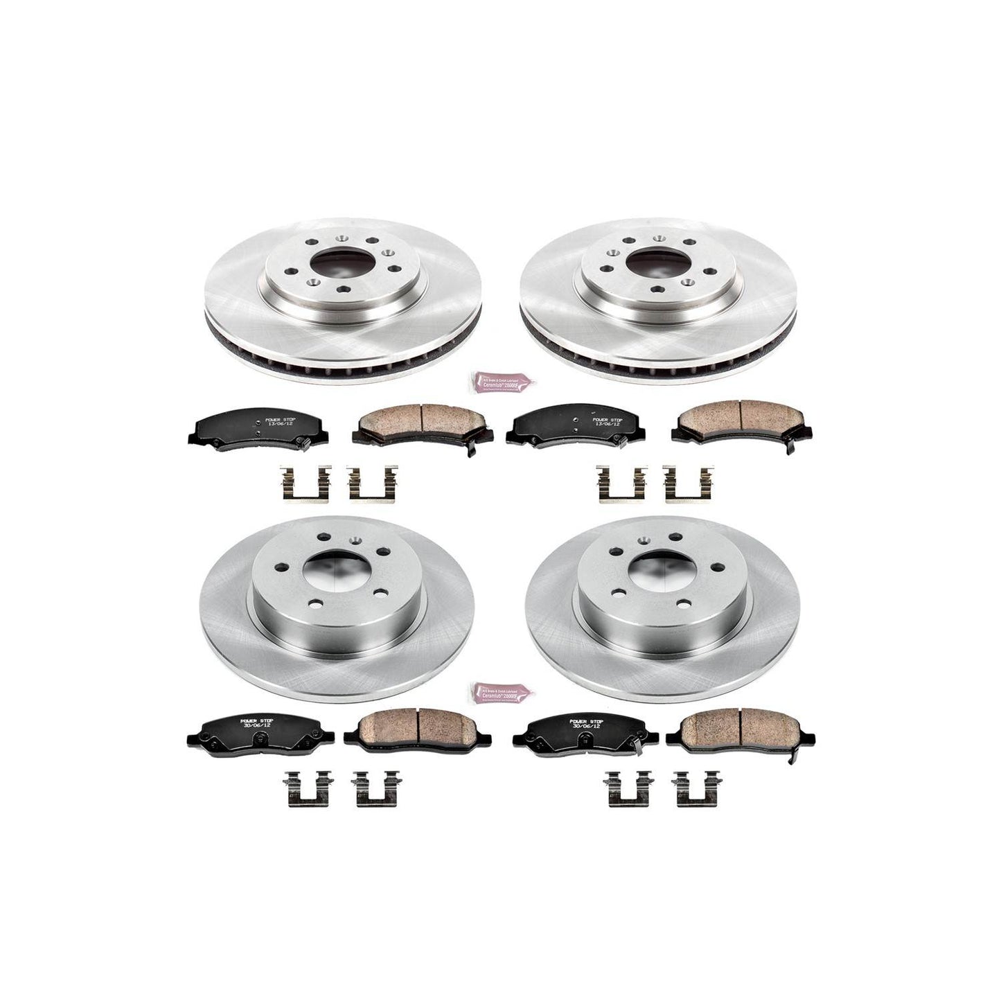 PowerStop Power Stop 06-11 Buick Lucerne Front & Rear Autospecialty Brake Kit KOE4096