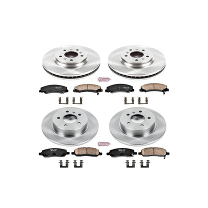 PowerStop Power Stop 06-11 Buick Lucerne Front & Rear Autospecialty Brake Kit KOE4096