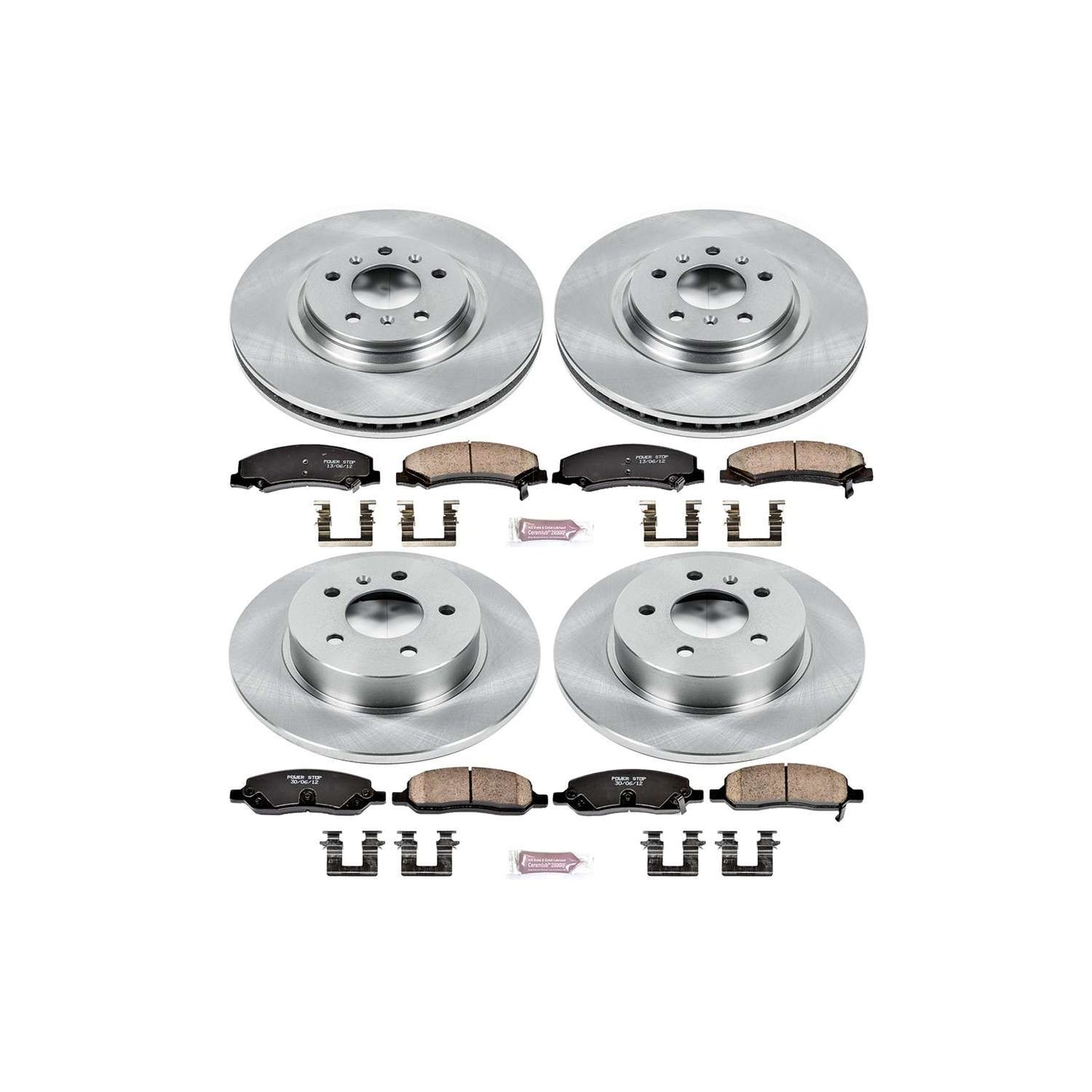 PowerStop Power Stop 06-11 Buick Lucerne Front & Rear Autospecialty Brake Kit KOE4097