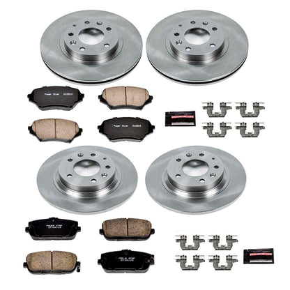PowerStop Power Stop 06-15 Mazda MX-5 Miata Front & Rear Autospecialty Brake Kit KOE4098
