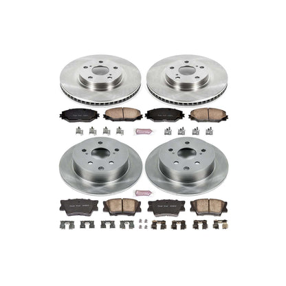 PowerStop Power Stop 09-10 Pontiac Vibe Front & Rear Autospecialty Brake Kit KOE4099