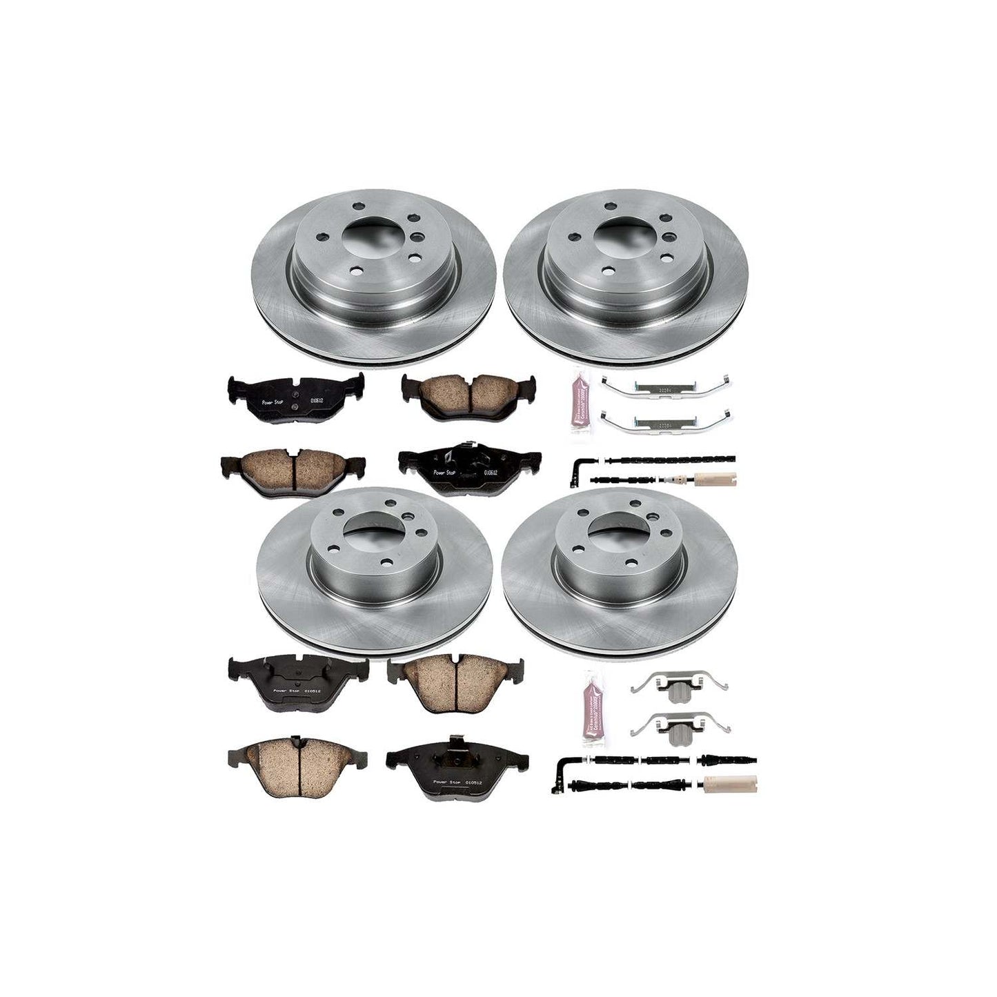 PowerStop Power Stop 08-10 BMW 328i Front & Rear Autospecialty Brake Kit KOE4104