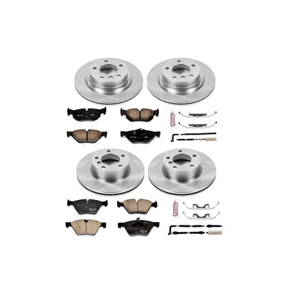 PowerStop Power Stop 2007 BMW 328i Front & Rear Autospecialty Brake Kit KOE4106