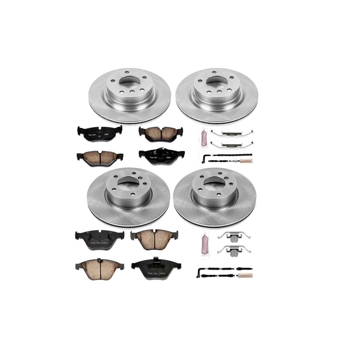 PowerStop Power Stop 08-10 BMW 328i Front & Rear Autospecialty Brake Kit KOE4107