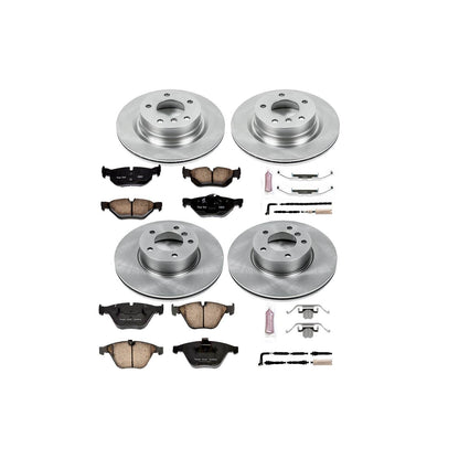 PowerStop Power Stop 08-10 BMW 328i Front & Rear Autospecialty Brake Kit KOE4107