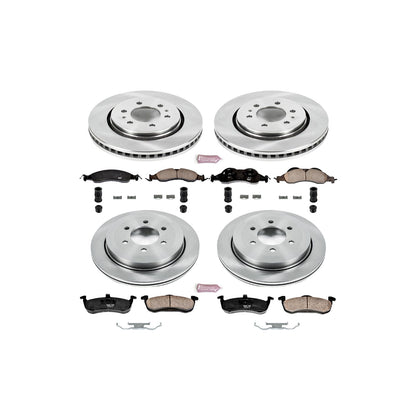 PowerStop Power Stop 07-09 Ford Expedition Front & Rear Autospecialty Brake Kit KOE4109