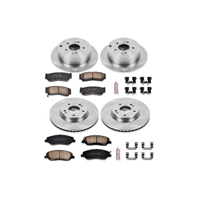 PowerStop Power Stop 07-09 Hyundai Santa Fe Front & Rear Autospecialty Brake Kit KOE4116