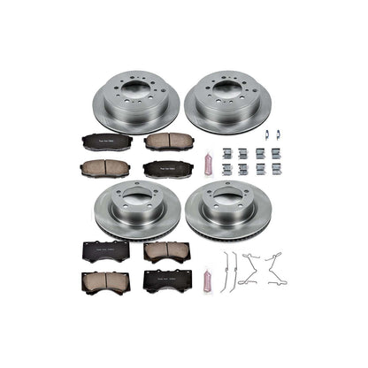 PowerStop Power Stop 08-11 Lexus LX570 Front & Rear Autospecialty Brake Kit KOE4117
