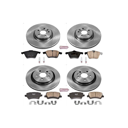 PowerStop Power Stop 15-18 Volvo S60 Front & Rear Autospecialty Brake Kit KOE4118