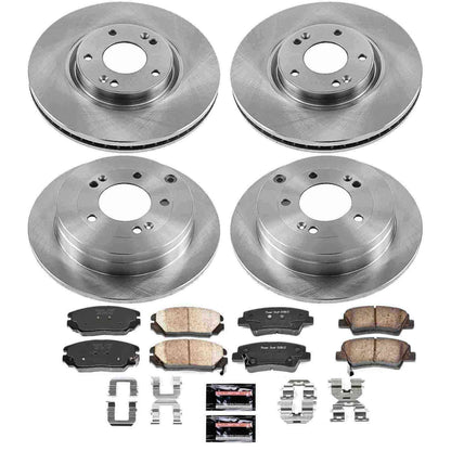 PowerStop Power Stop 07-09 Kia Amanti Front & Rear Autospecialty Brake Kit KOE4127