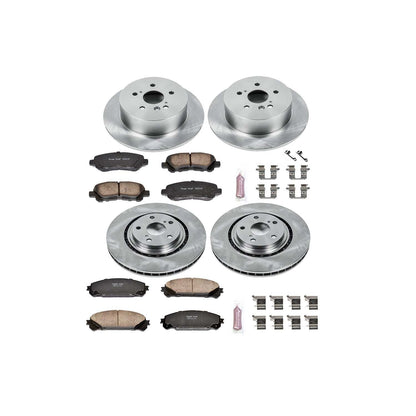 PowerStop Power Stop 08-13 Toyota Highlander Front & Rear Autospecialty Brake Kit KOE4129