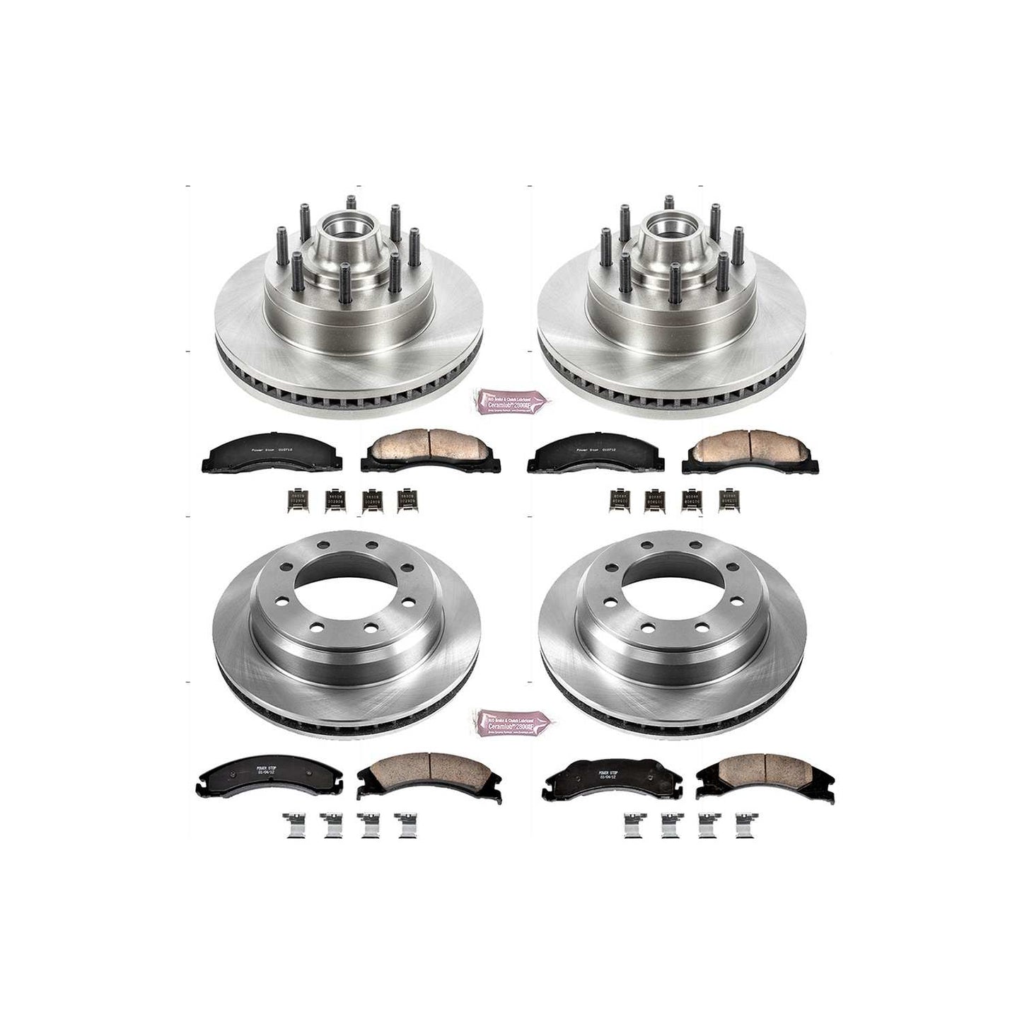 PowerStop Power Stop 08-14 Ford E-150 Front & Rear Autospecialty Brake Kit KOE4131