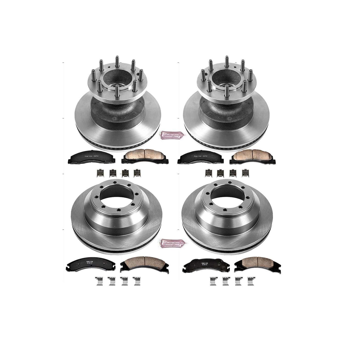 PowerStop Power Stop 08-19 Ford E-350 Super Duty Front & Rear Autospecialty Brake Kit KOE4132