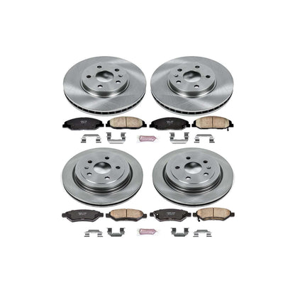 PowerStop Power Stop 08-14 Cadillac CTS Front & Rear Autospecialty Brake Kit KOE4134