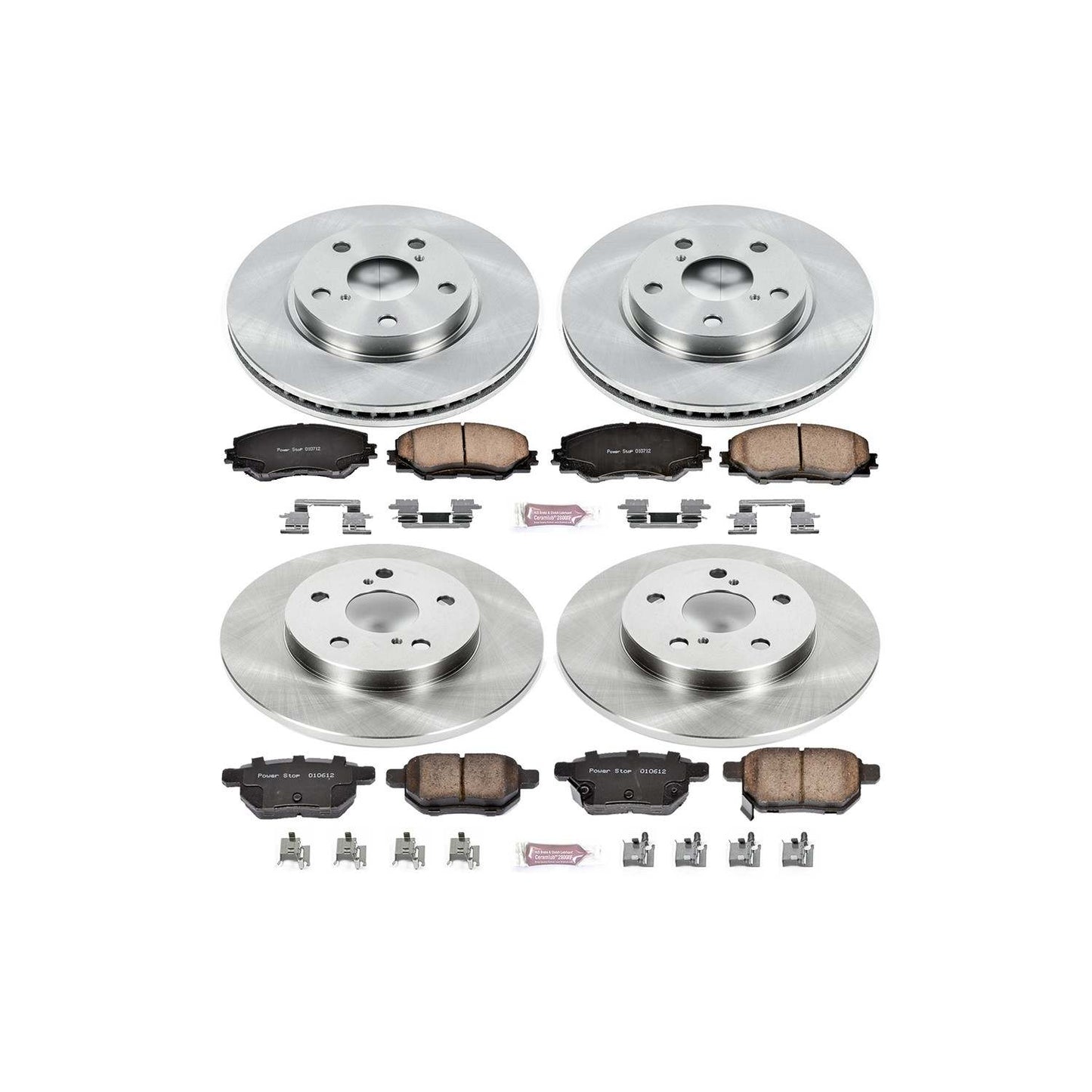 PowerStop Power Stop 08-15 Scion xB Front & Rear Autospecialty Brake Kit KOE4141