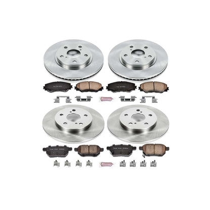 PowerStop Power Stop 08-15 Scion xB Front & Rear Autospecialty Brake Kit KOE4141