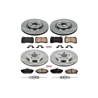 PowerStop Power Stop 11-14 Ford Mustang Front & Rear Autospecialty Brake Kit KOE4148