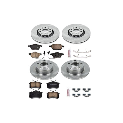 PowerStop Power Stop 99-04 Audi A6 Quattro Front & Rear Autospecialty Brake Kit KOE4197