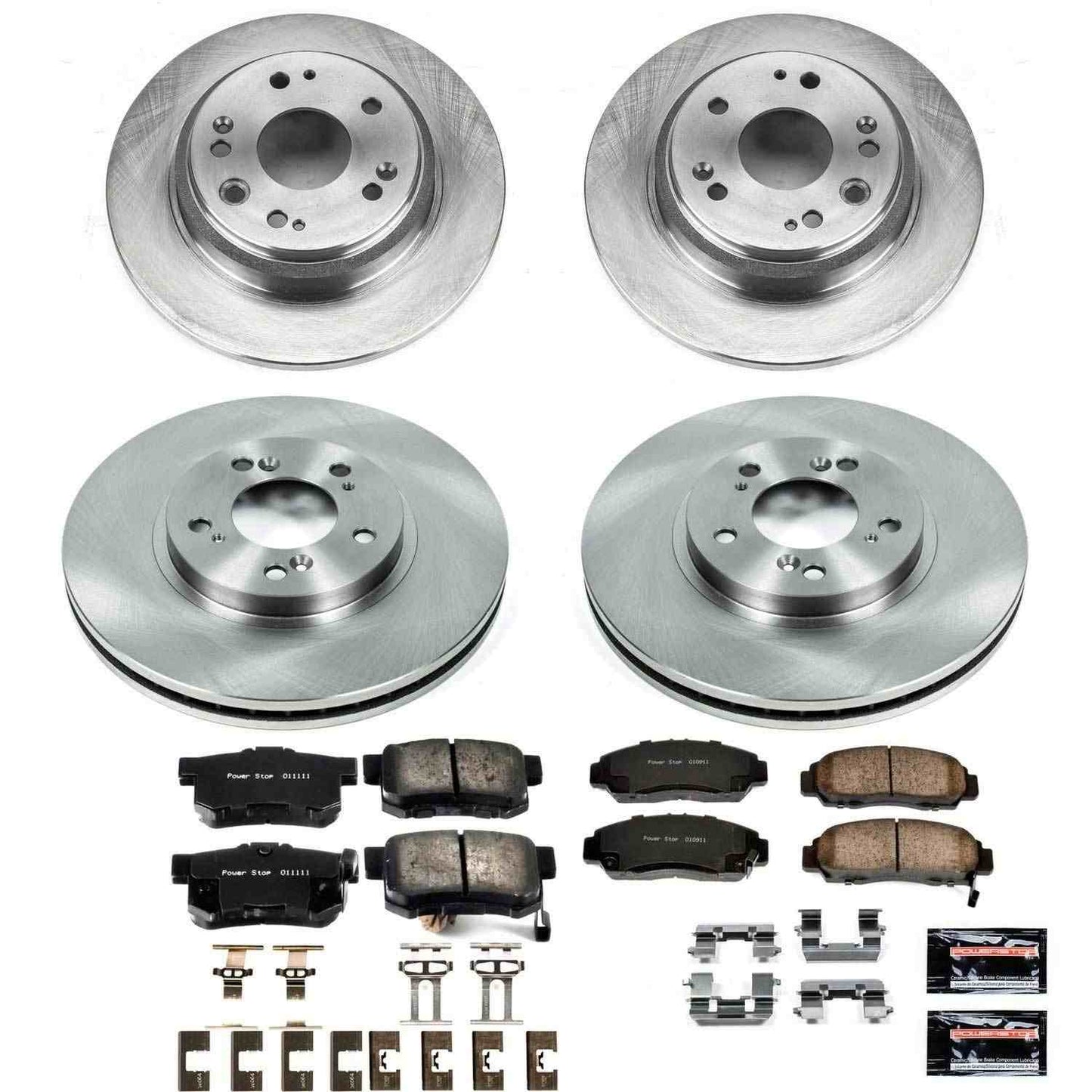 PowerStop Power Stop 02-04 Acura RL Front & Rear Autospecialty Brake Kit KOE4271