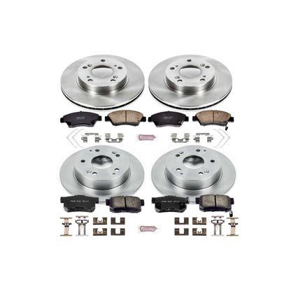 PowerStop Power Stop 09-11 Honda Civic Front & Rear Autospecialty Brake Kit KOE4276