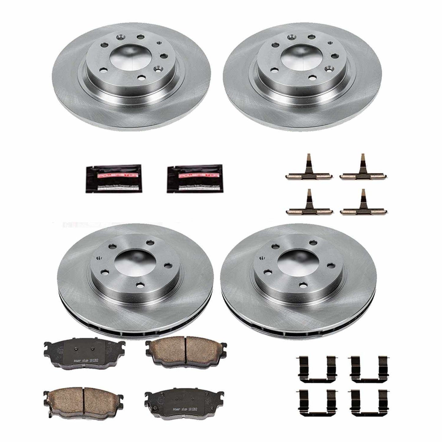 PowerStop Power Stop 98-02 Mazda 626 Front & Rear Autospecialty Brake Kit KOE4312