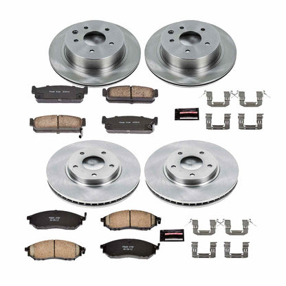 PowerStop Power Stop 03-04 Infiniti M45 Front & Rear Autospecialty Brake Kit KOE4313