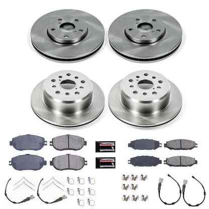 PowerStop Power Stop 93-94 Lexus LS400 Front & Rear Autospecialty Brake Kit KOE4335