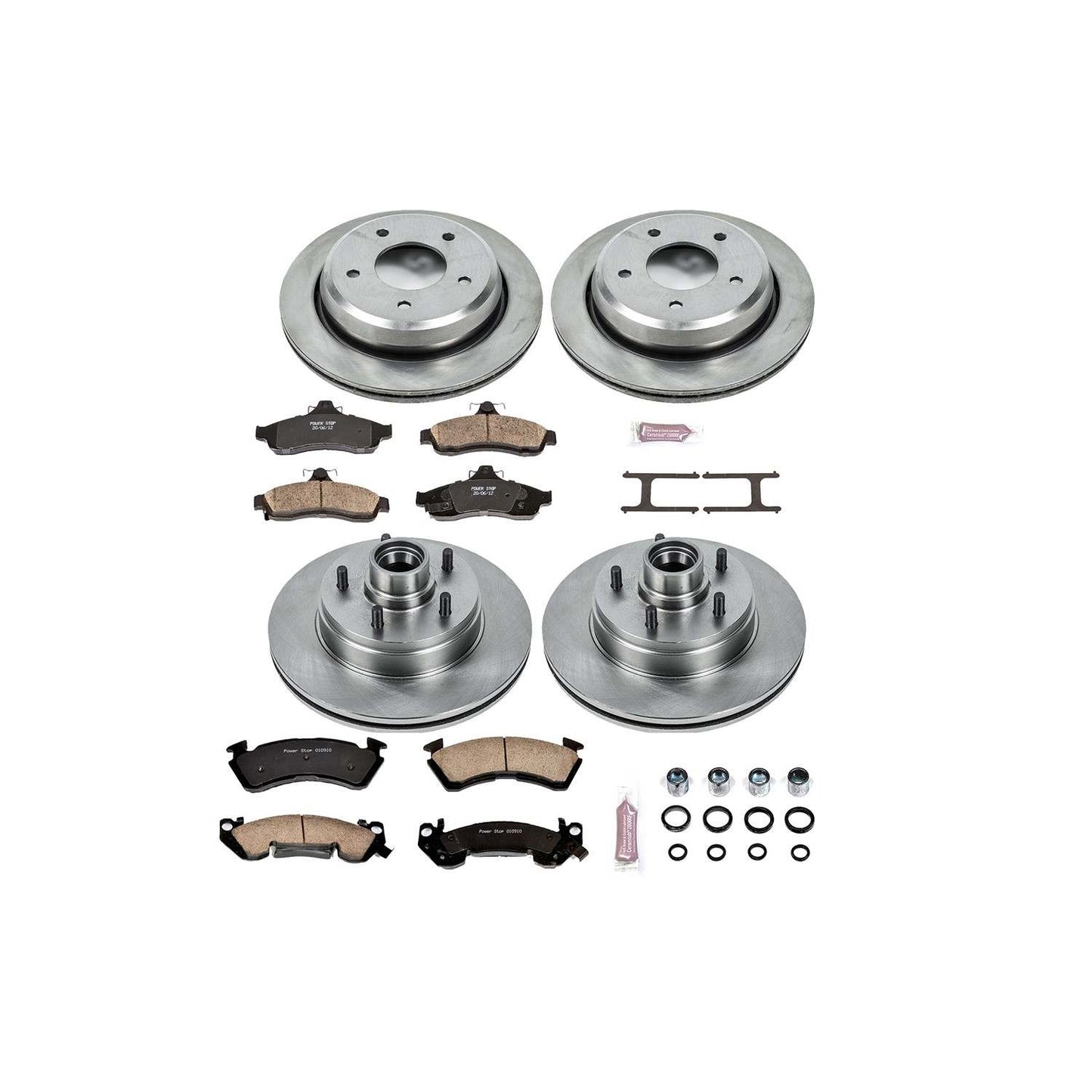 PowerStop Power Stop 94-96 Chevrolet Impala Front & Rear Autospecialty Brake Kit KOE4338