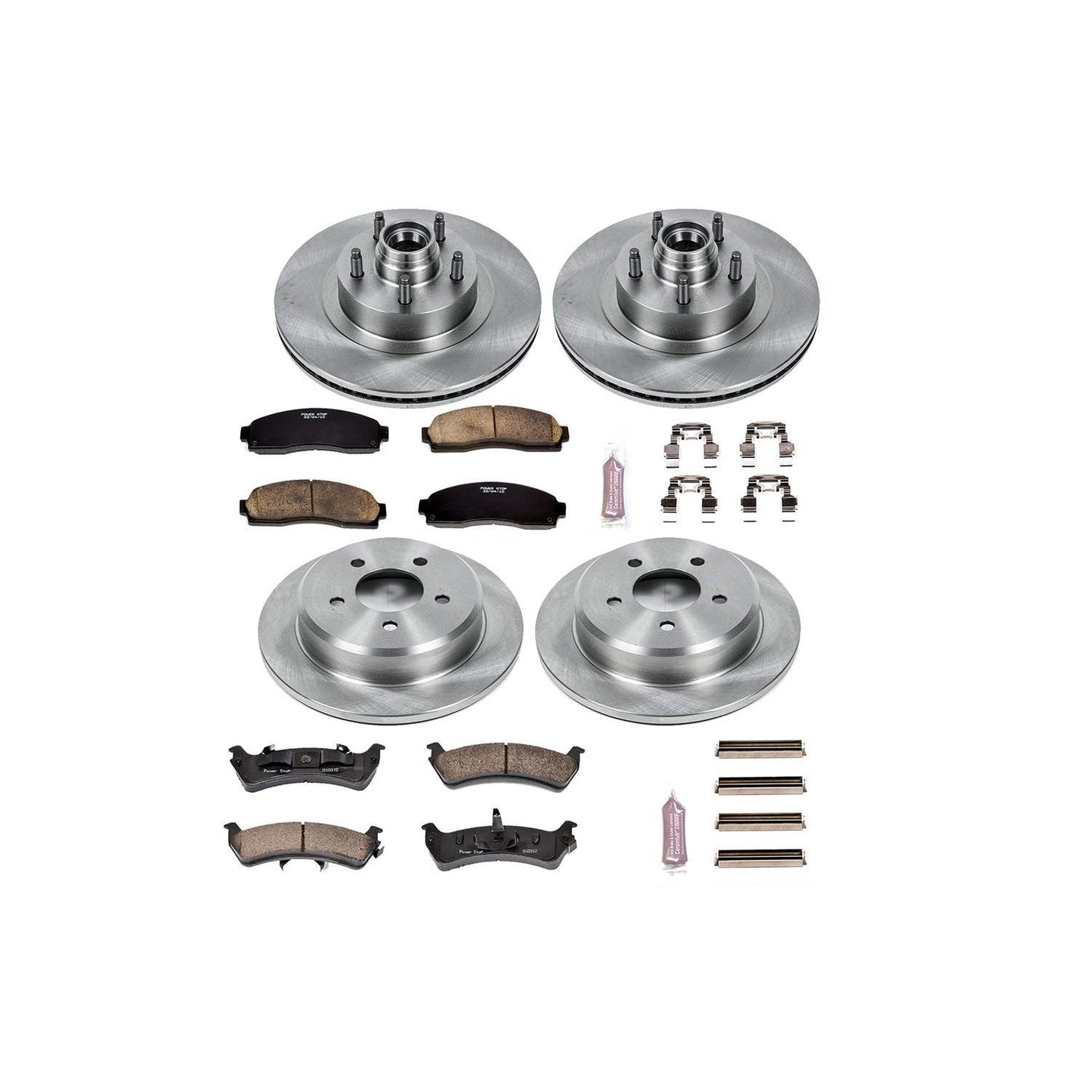 PowerStop Power Stop 01-02 Ford Explorer Sport Front & Rear Autospecialty Brake Kit KOE4356