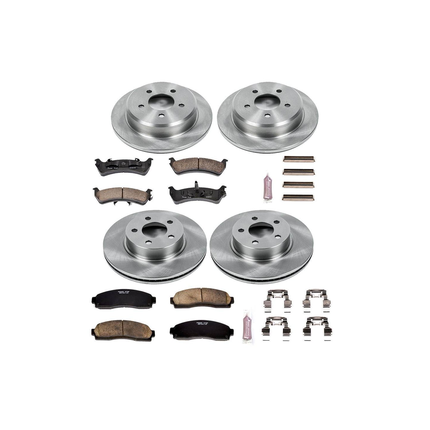 PowerStop Power Stop 01-02 Ford Explorer Sport Front & Rear Autospecialty Brake Kit KOE4357